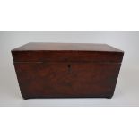 Mahogany tea caddy