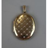 Gold & diamond locket