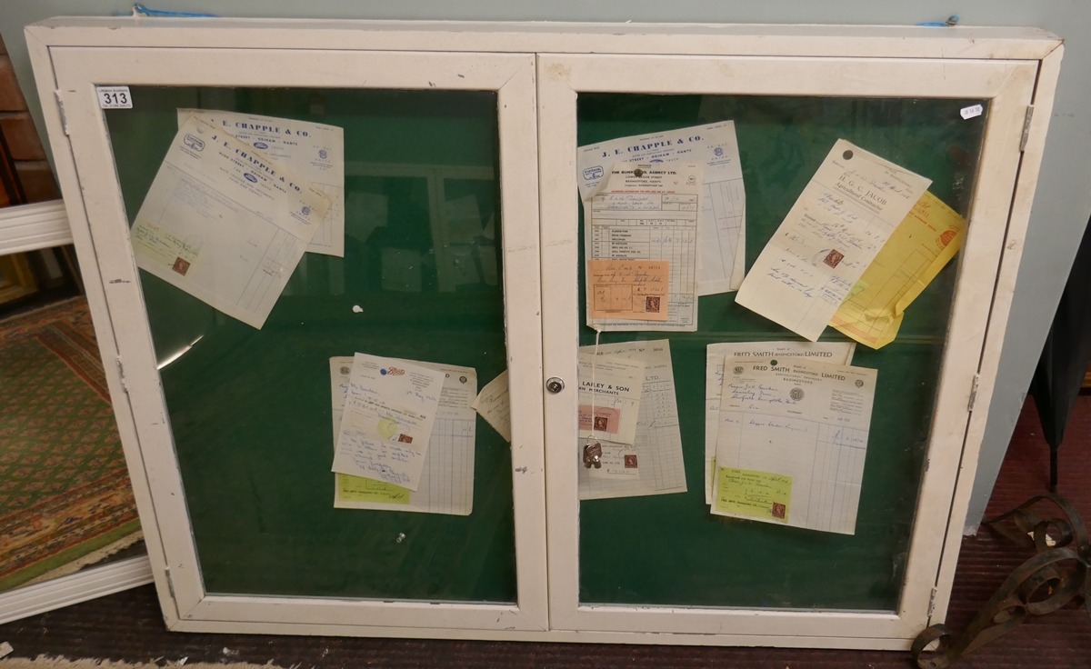 Notice board case