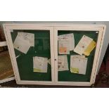 Notice board case