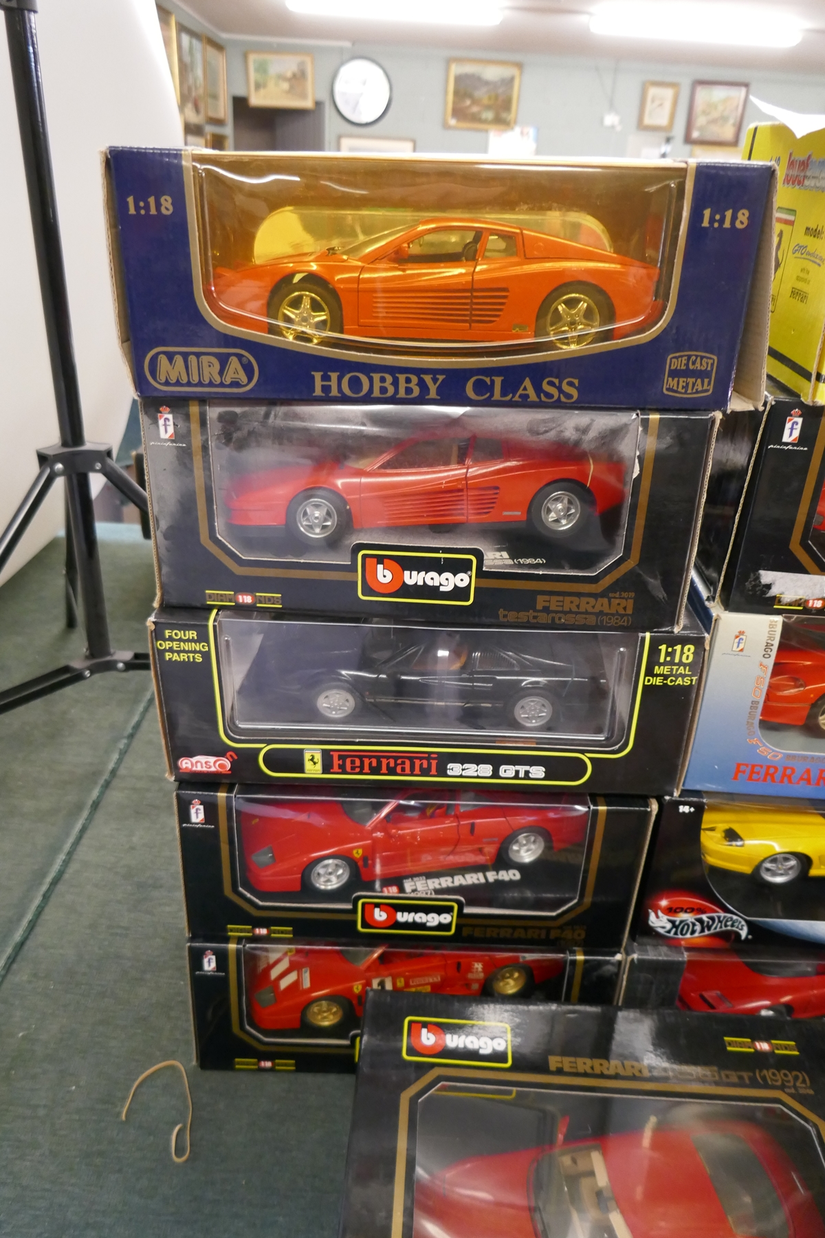 Models - Collection of 1/18 scale model cars to include Hot Wheels - Image 2 of 9