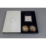 Coins - Commemorative £50 bank note coin & £1 bank note coin