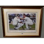 L/E signed cricket print - The spirit of Cricket