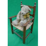 Childs chair with teddy
