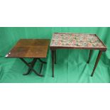 2 folding tables