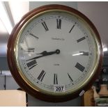 Station style wall clock