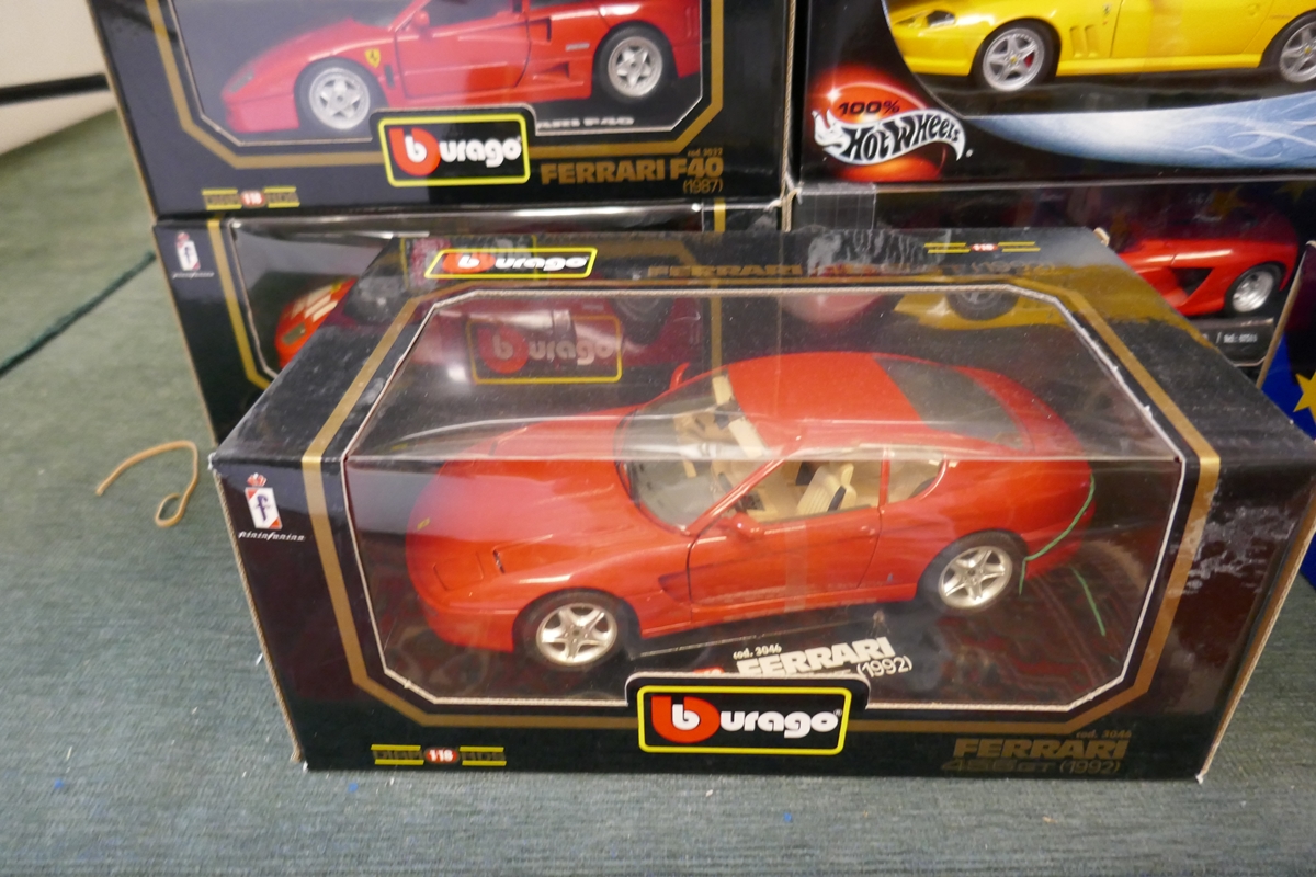 Models - Collection of 1/18 scale model cars to include Hot Wheels - Image 4 of 9