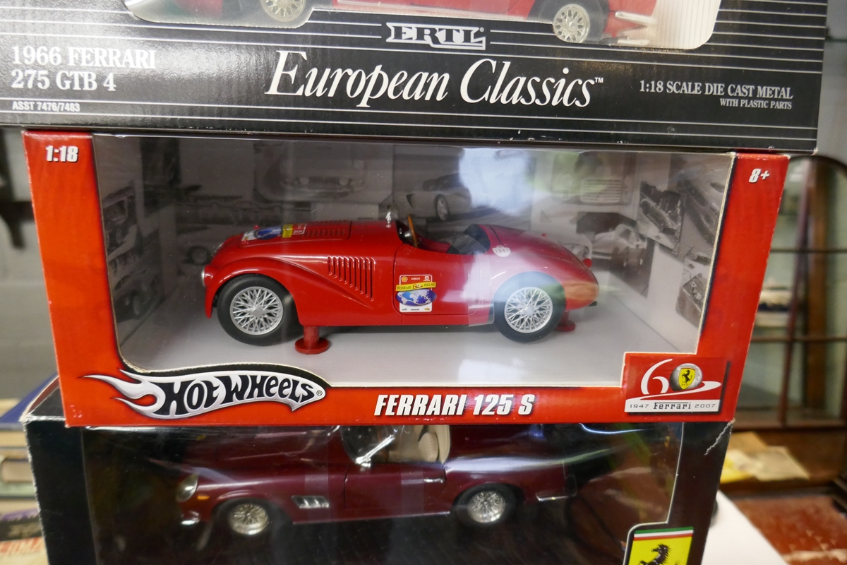 Models - Collection of 1/18 scale model cards to include Hot Wheels - Image 3 of 11