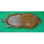 Large wooden pig tray