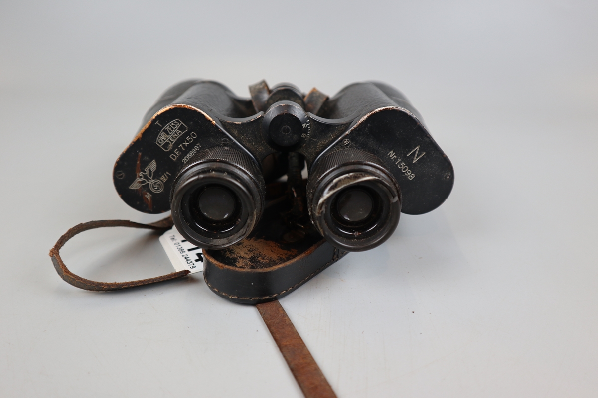 WWII Nazi binoculars by Carl Zeiss (Nr 15098) - Bild 7 aus 7