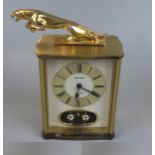 Anniversary clock featuring jaguar