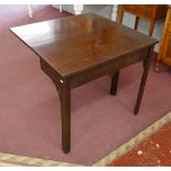 Antique mahogany tea table