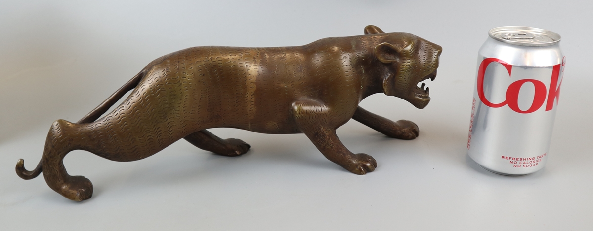 Bronze - Jaguar - Approx. L: 35cm