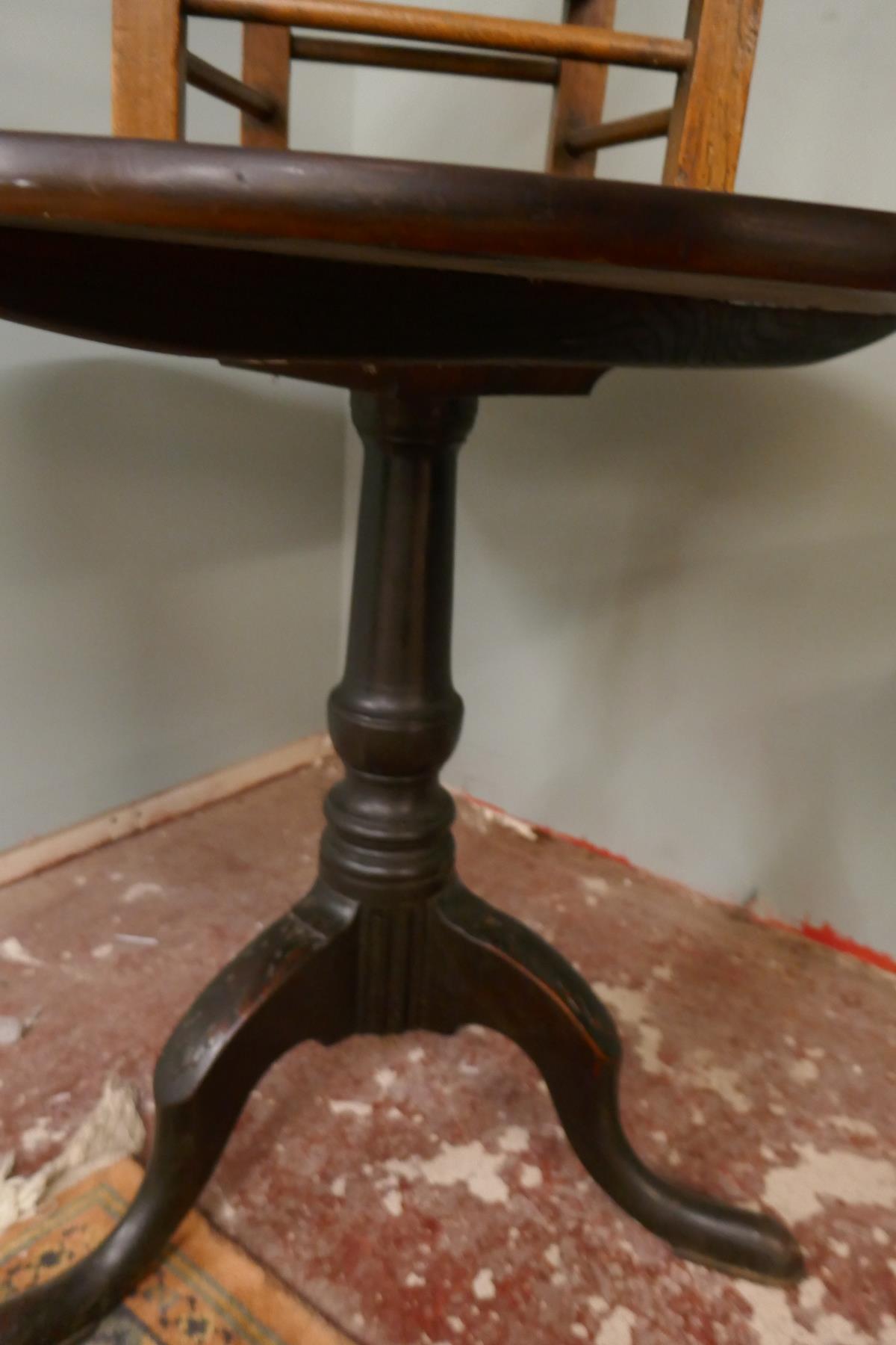 Antique tripod table - Bild 3 aus 4