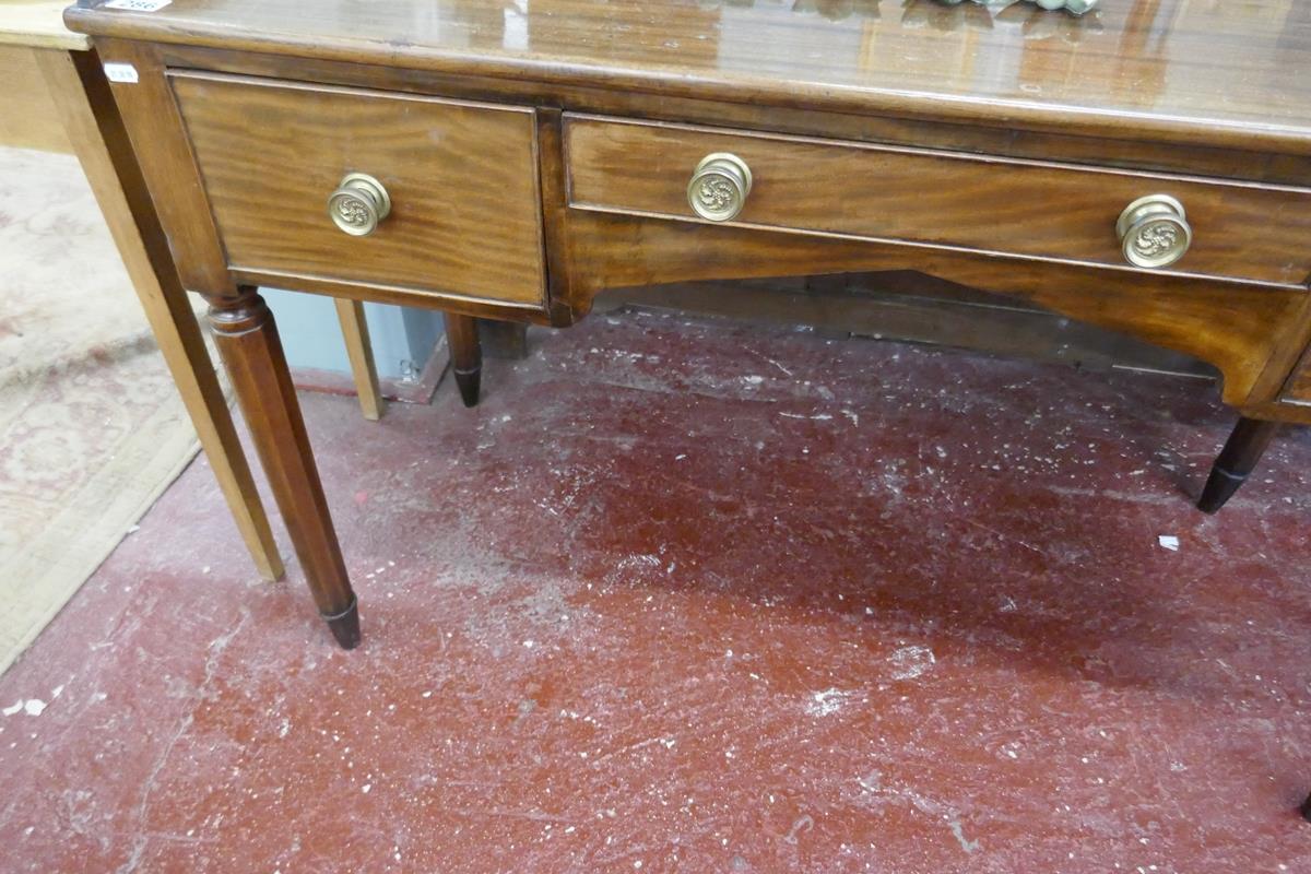 Victorian mahogany writing desk - Approx. W: 124cm D: 58cm H: 83cm - Bild 3 aus 6