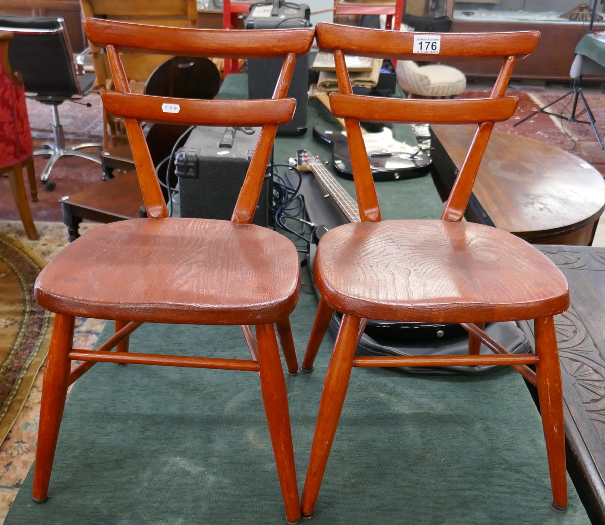 Pair of Ercol child's chairs