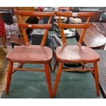 Pair of Ercol child's chairs