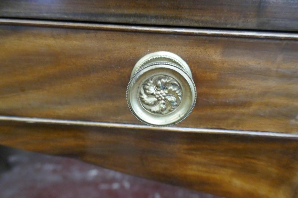 Victorian mahogany writing desk - Approx. W: 124cm D: 58cm H: 83cm - Bild 5 aus 6