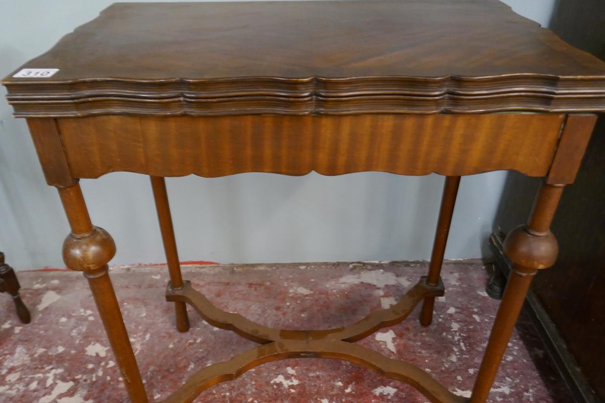 Mahogany card table - Image 3 of 4