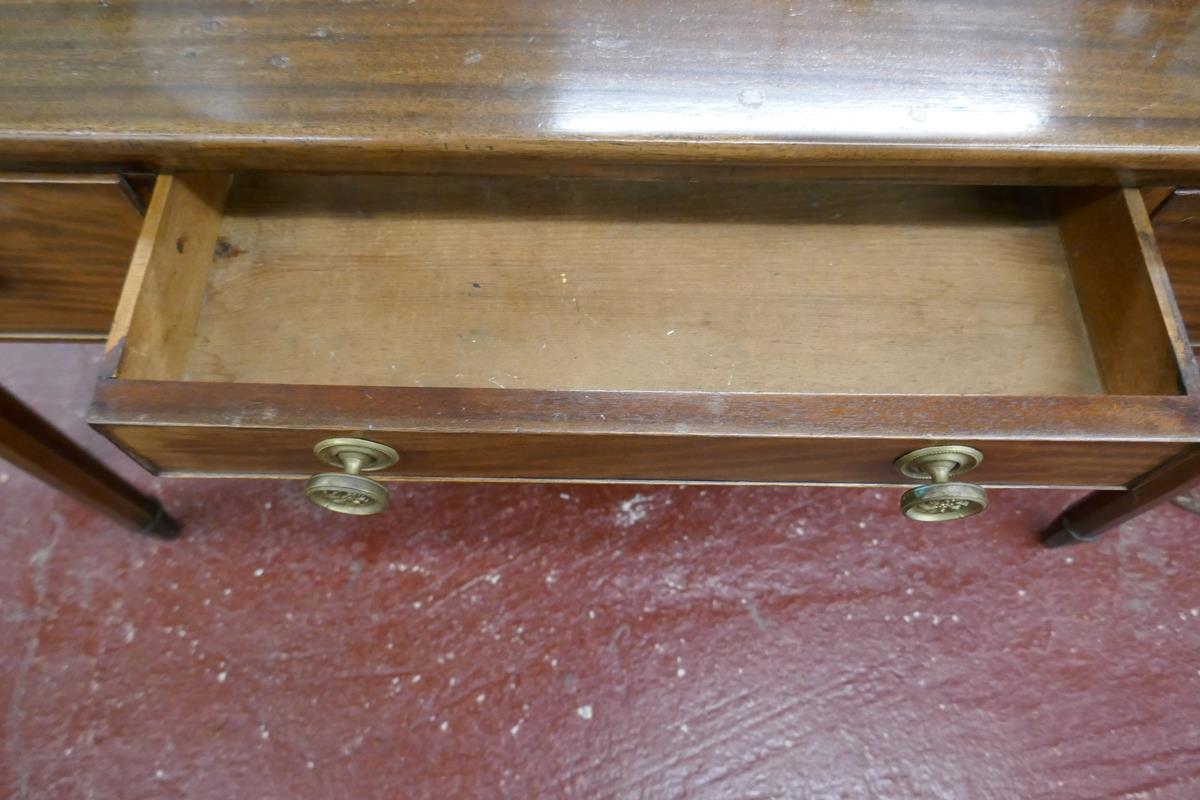 Victorian mahogany writing desk - Approx. W: 124cm D: 58cm H: 83cm - Image 6 of 6