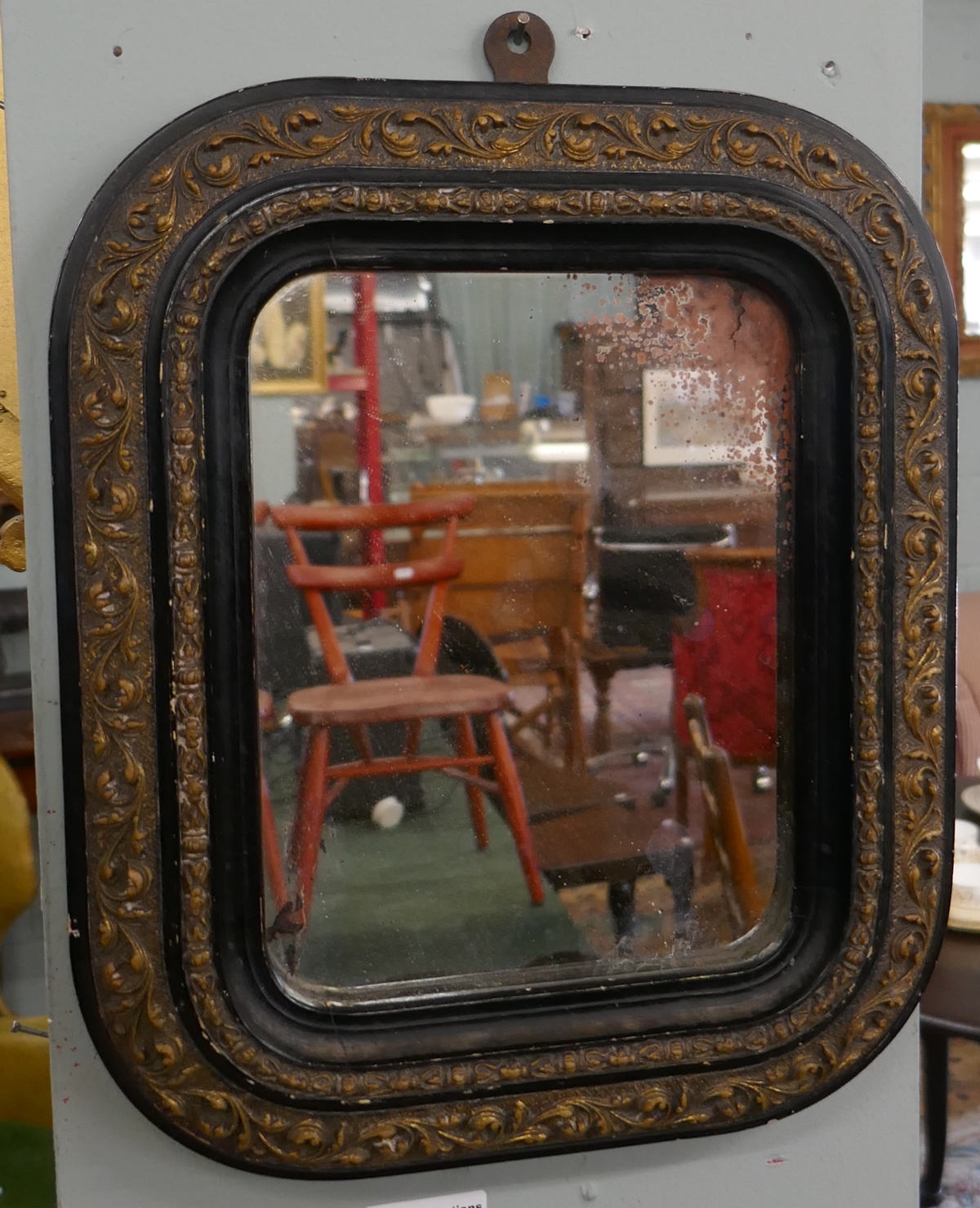 Ornate antique mirror