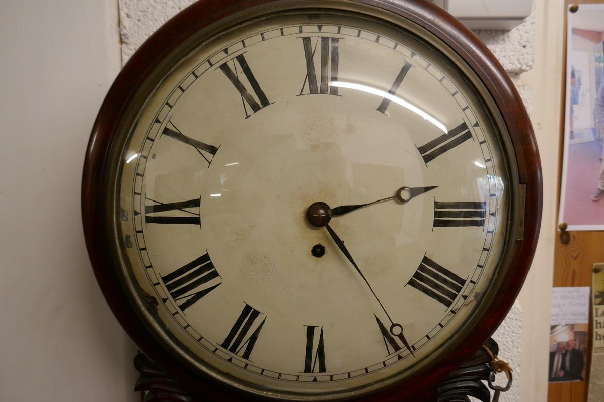 Antique wall clock - Image 3 of 6