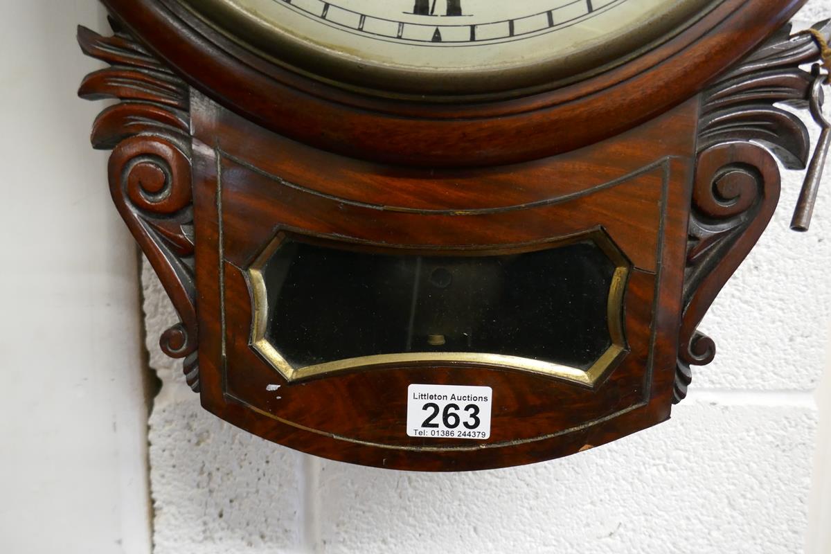 Antique wall clock - Image 4 of 6