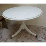 Shabby chic pedestal table