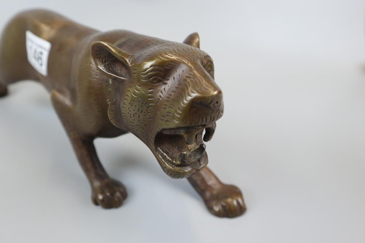 Bronze - Jaguar - Approx. L: 35cm - Bild 2 aus 3