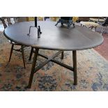 Ercol drop leaf dining table