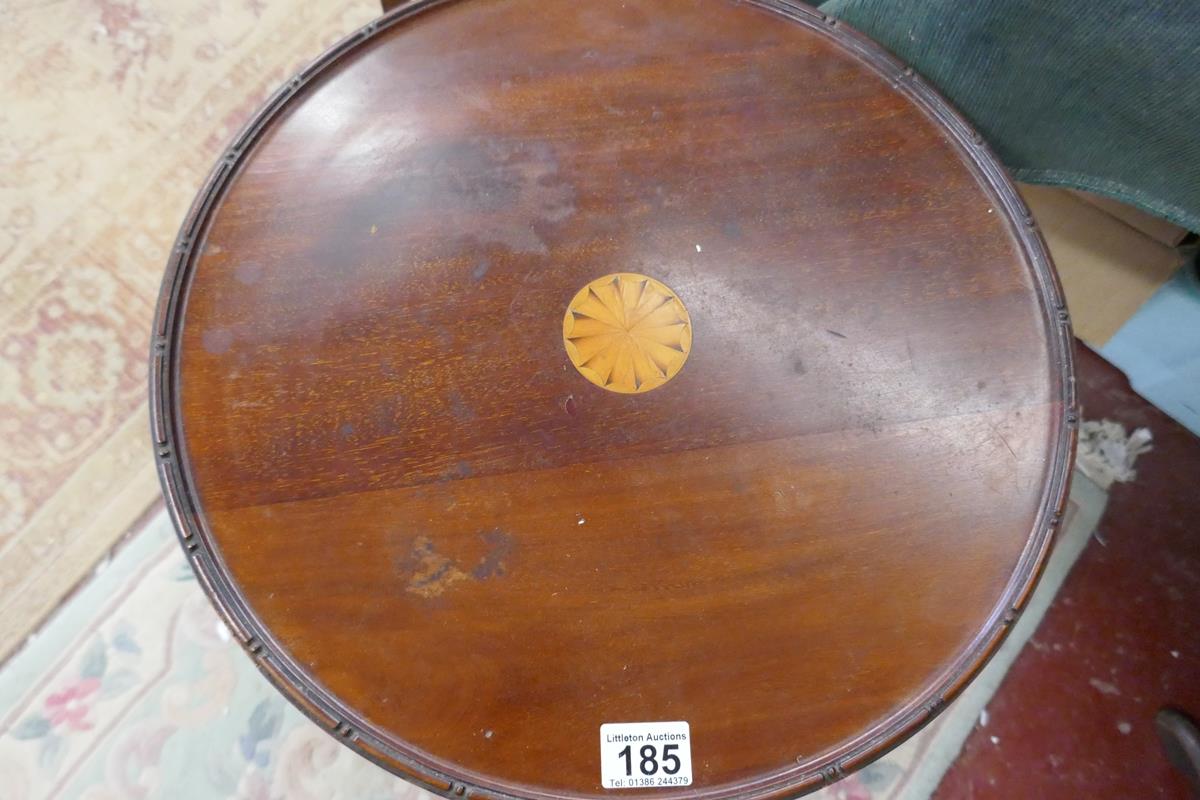 Inlaid mahogany wine table - Image 2 of 4