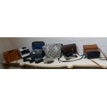 Collection of vintage cameras, projectors etc