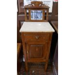 Antique inlaid night stand