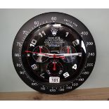 Good quality reproduction Rolex advertising clock with sweeping second hand - Daytona