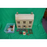 Dolls house with furniture