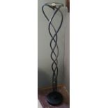 Twisted metal standard lamp