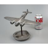 Art Deco aeroplane ashtray