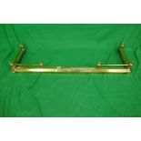 Brass adjustable fire surround