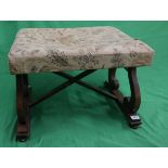 Victorian rosewood stool