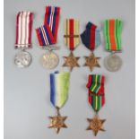 Collection of WWII military medals