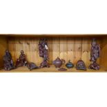 Collection of Oriental figures etc
