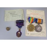 Collection of WWI medals