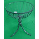 Metal glass top occasional table