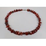 Natural amber necklace