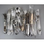 Collection of flatware to include mostly Christofle