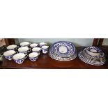 Coalport cups & saucers of various sizes marked AD1750 and plates