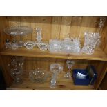 Collection of crystal/glass