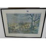 Hunting print - The V.W.H (Earl Bathurst's)