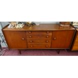 Mid-century sideboard by A Younger - Approx. W:168cm D:49cm H:83cm