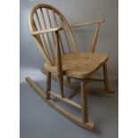 Ercol Blonde Elm rocking chair